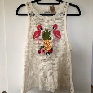 American Eagle Crochet Tank